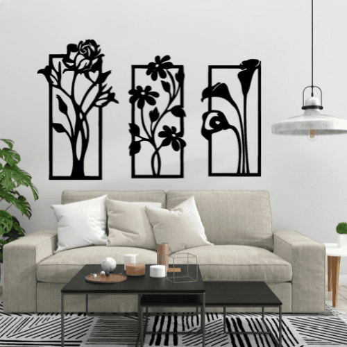 3d Flower Frame wall Art | Wooden Flower Frame wall Art | Wall decoration | Decor For Home Wall Decoration Attractive Wooden Wall Art